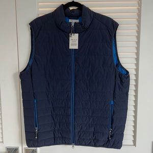 Brand new with tags, Peter Millar, navy blue vest